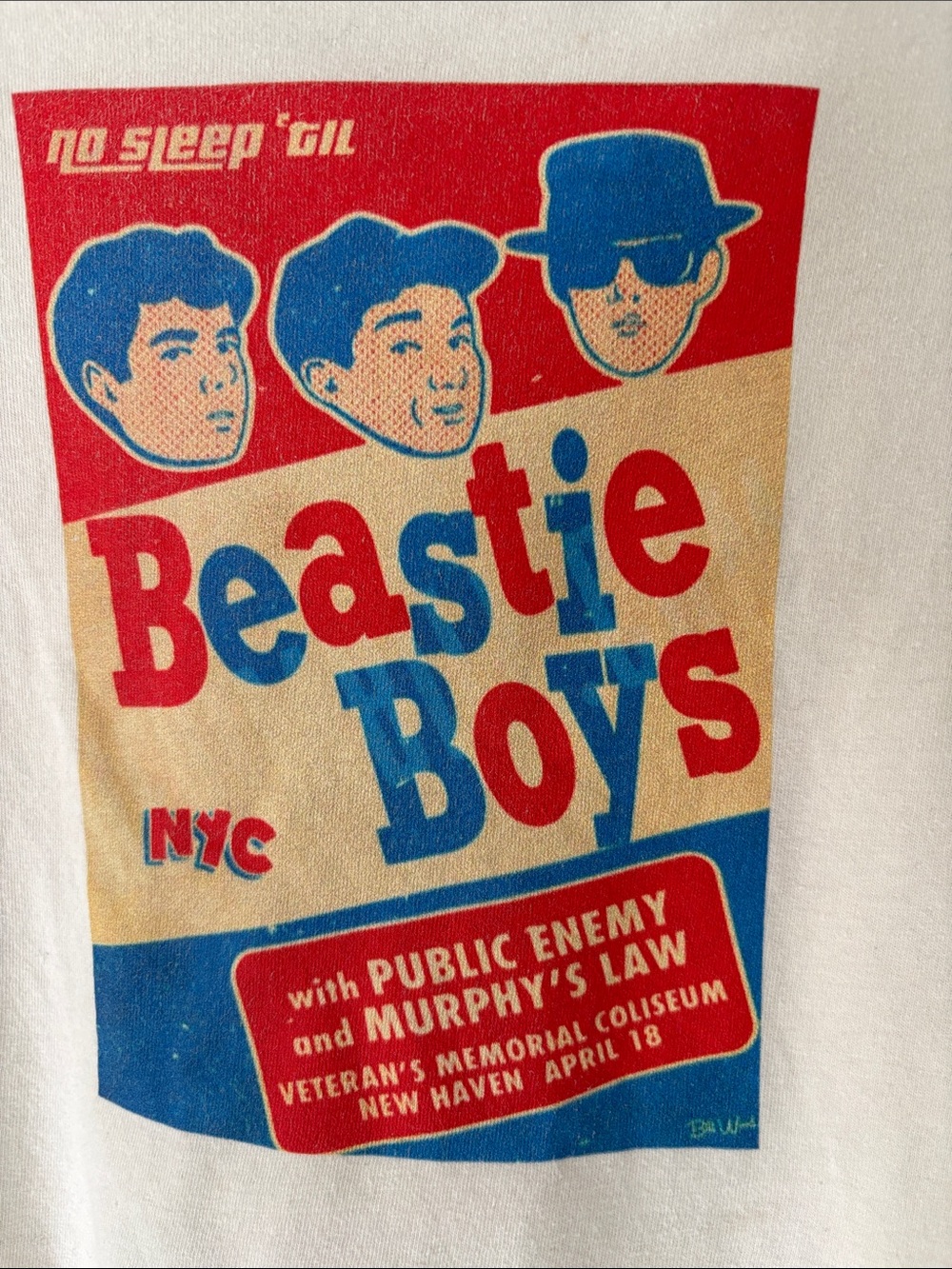 Beastie Boys Graphic Tee - Cream